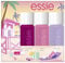 Essie Sommer-Nagellack-Set hang loose: sommerliches Mini Trio Kit, Nr. 30 bachelorette bash, 5 ml, Nr. 20 lovie dovie, 5 ml, Nr. 37 lilacism, 5 ml