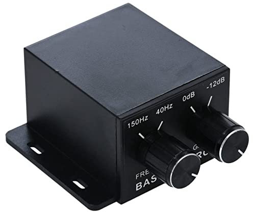 CosyCaya Amplificadores de Regulador de Audio para AutomóVil Subwoofer de Graves Controlador de Ecualizador EstéReo 4