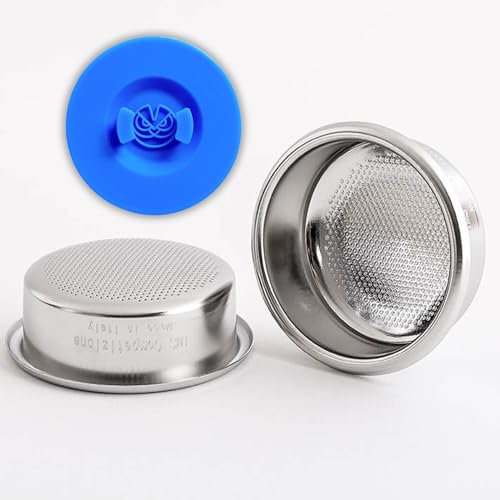 VeryBarista IMS Competition B702TCH26E Panier de filtre convexe pour porte-filtres sans fond 58 mm avec disque de rinçage aveugle pour machines à expresso E61 58 mm, 1 unité