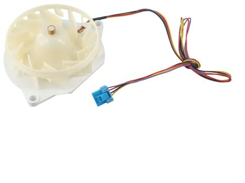 Motor de ventilador de refrigerador, EAU64824806 Motor de ventilador evaporador de refrigerador, amortiguador de congelador de 12 V, accesorios de motor de ventilador de CC