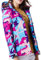 Snowboardjacke Damen Warm Gefüttert Wanderjacke Winddichte Atmungsaktiv Softshelljacke Funktionsjacke Wasserdicht Winterjacke Skijacke Schwarz mit Kapuze Wintermantel Outdoorjacke