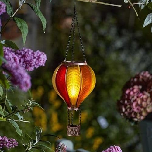 Smart Solar - Sunset Flaming Balloon Decorative Garden Lighting - 44cm x 14cm