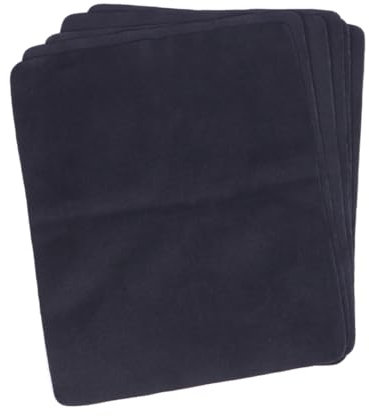 Ipetboom 6St Mikrofaserstoff bildschirmreiniger Bildschirm Cleaner microfasertucher Brillen putztücher ölfleckenentferner Handy putztücher Brillenputztuch Mikrofasertuch für Brillen Black