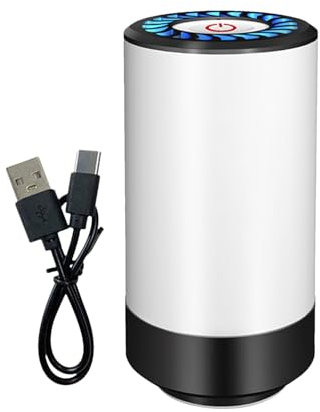 Shaersu Bomba De Vacío Para Almacenamiento | Bomba Eléctrica Para Bolsas De Almacenamiento Al Vacío - Solución Recargable USB Para Hogar, Viajes, Natación, Camping Y Mudanzas