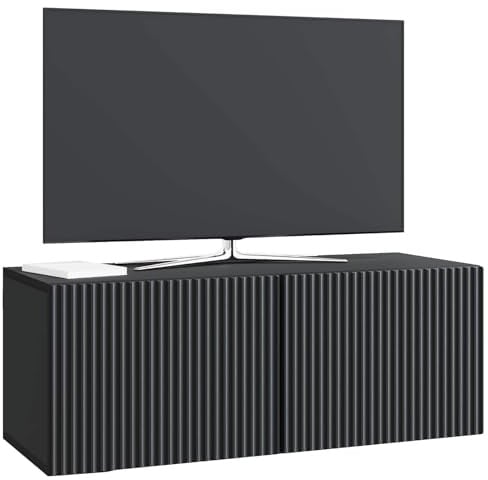 vidaXL Wandmontierter TV-Schrank 78,5 x 31 x 30 cm Schwarz