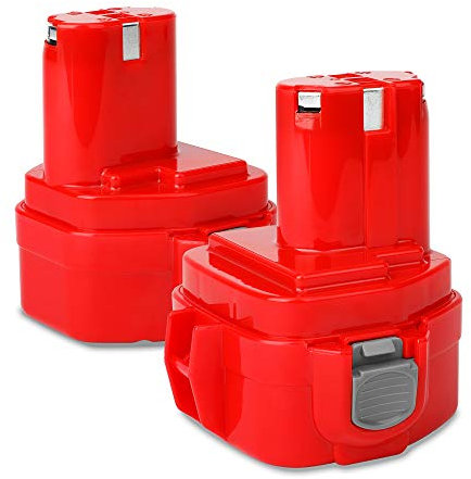 CELLONIC 2X Batteria Compatibile con Makita 6271D, 6270D, 6317D, 8270D, 8271D, 6227D, 6223D, ML120, Makita 1222, 1220, 3Ah 12V NiMH