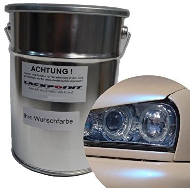 Lackpoint 0,5 Liter Spritzfertigen Wasserbasislack Candy Pearl Cream Autolack