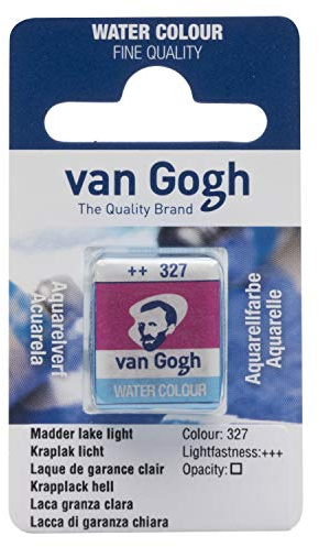 Van Gogh Aquarell, Halbe Pfanne, Krapplack hell 327