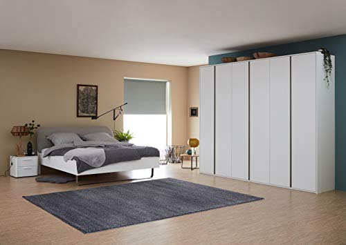 Schöner Wohnen Kollektion pflegeleichter Wohnzimmer Teppich Pure — antistatischer Flur Teppich — Kurzflor Teppich — (80x150cm, anthrazit)