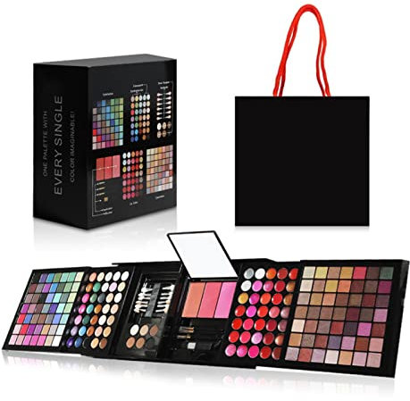 Lidschatten Palette 177 farben Schminkkoffer mit Schminke - Bunte Lidschatten Palette Schminkset Frauen Makeup Sets Matte Lidschatten Palette für Profi-und Tägliche