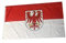Stormflag Deutsche Brandenburg Flagge(90cmx150cm) Polyester Pongee 90g mit Ösen mit Doppelnadel genäht.