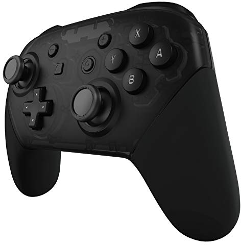 eXtremeRate Coque Poignée Grip de Remplacement pour Nintendo Switch Pro Manette, Coque Remplacement de Poignée Grip pour Manette Switch Pro, Coque de Poignée Grip Customisé Noir