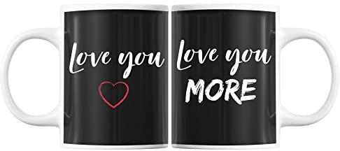Mugs couple Love you...more | Tasses Duo Amour