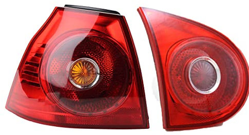 Johns, passend für VW Golf V (1K/5M) Heckleuchten Komplett Set innen+außen 10/03-05/09