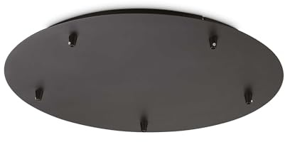 IDEAL LUX ROSONE Standard 5 Lichter Schwarz Lampe 285658