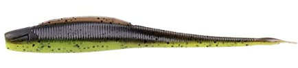 ZECK - Angelköder, Kunstköder, Gummifisch - BA Shaky Stick | 8cm - Moor Kiwi | 9 STK.