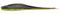 ZECK - Angelköder, Kunstköder, Gummifisch - BA Shaky Stick | 8cm - Moor Kiwi | 9 STK.