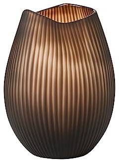 J-Line Vase Ligne Verre Marron Large