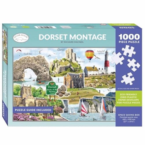 Otter House Geschenk Puzzle 1000 Teile - Dorset Montage