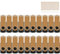 EASTBULL 8GB USB Flash Drive Bulk Thumb Drives 20 Pack with Lanyards USB 2.0 Memory Sticks Zip Drive Pen Drive for Storage and Backup Gold 20PCS 8GB