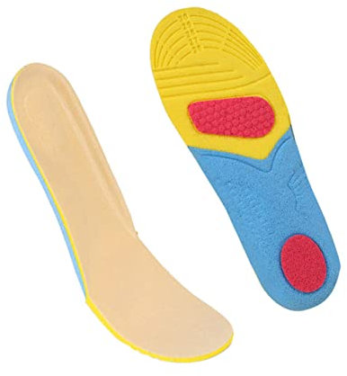 Gatuida Schuheinlagen 1 Paar Kinder Sport Einlegesohle Stoßdämpfendes Vollpolster Fußschäumung Sport Einlegesohlen