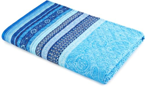 Bassetti Maser Tagesdecke aus 100% Baumwolle in der Farbe Indigo B2, Maße: 180x255 cm, 9328476