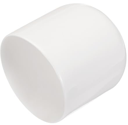 sourcing map 8pcs Rubber End Caps 52mm ID Vinyl Round End Cap Cover Screw Thread Protectors White