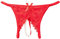 Womens Pearl Massage Sexy Female Open Crotch Lace Transparent Tanga Höschen Unterwäsche Männer Netz