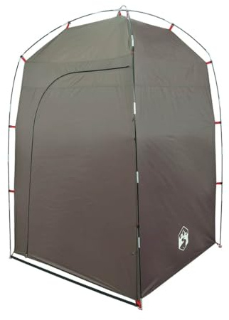 vidaXL Duschzelt Braun Wasserfest, Zelt, Gartenzelt, Outdoor Unterstand, Campingzelt, Campingunterstand, Gartenunterstand, wasserdichtes Zelt