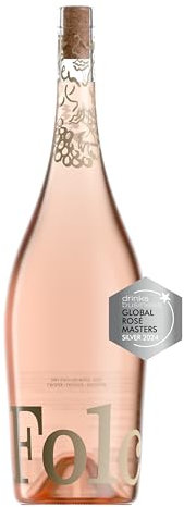 Folc English Rosé Wine Magnum (1x150cl) – Elegant Pale Pink, Dry Rosé with Wild Strawberry & Floral Notes – Crisp, Refreshing, and Perfect Wine Gift for Any Occasion