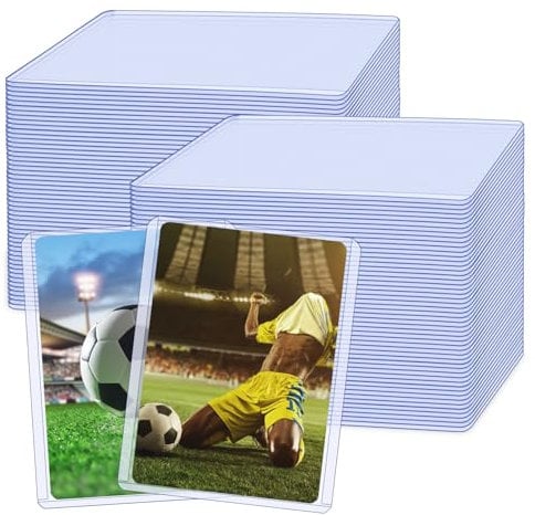 100Pcs Top Loaders Hard Card Sleeves 35PT 76x101mm Standard Clear Card Protectors Holders for Pokemon MTG Yugioh Game Sports Baseball Cards