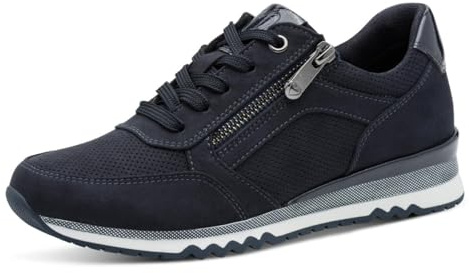 Marco Tozzi Damen Sneaker weiches Feel Me Wechselfußbett weiches Innenfutter Vegan Modisch