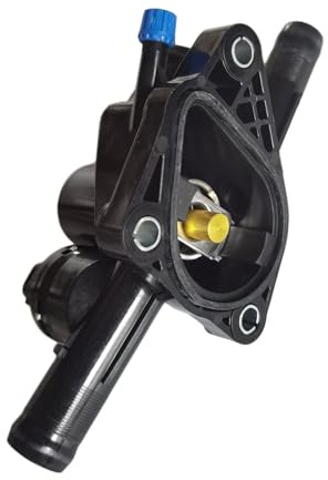 Hajus 1211582 Thermostat 89°C mit Gehäuse mit Sensor & Dichtung Kompatibel mit Renault Clio V BF Nissan Micra V Dacia Logan II 110600968R