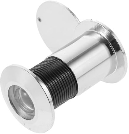 Homoyoyo Türspion Für Haustür Und Wohnungsinnentür Aus Edelstahl Und Glas Mit Abdeckung Für Sichtschutz Und Zufälliger Stil