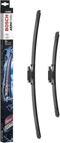 Bosch Aerotwin eA 116 S Front-Scheibenwischer - 600 mm und 400 mm | Set mit 2 Ersatz-Wischblättern und vormontiertem Multi-Clip-Adapter - in platzsparender Verpackung