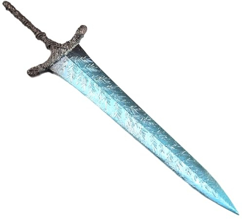 QWdfgS Partydekorationen, Elden Ring Straight Knight's Dark Moon Großschwert Modell Martial Arts Game Collection Ganzmetallmaterial