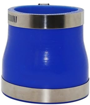 Manicotto Aspirazione Aria Tubo Flessibile Universale In Silicone Dritto Connettore Grande-piccolo, Raccordo Tubo Aspirazione Turbo Intercooler Per Auto Blu Multi-misura(51MM-76MM)