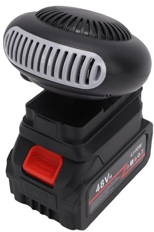 Tbest Chauffage à Piles, Chauffage D'appoint alimenté par Batterie Rechargeable de 1 300 MAh, Chaleur Confortable pour une Utilisation en Voiture, à la Maison et en Extérieur, Conçu