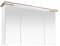 Pelipal Badezimmer-Spiegelschrank Quickset 923 in Weiß mit LED-Beleuchtung, 115 cm breit | Badschrank mit Spiegel, 3 Türen und 6 Einlegeböden