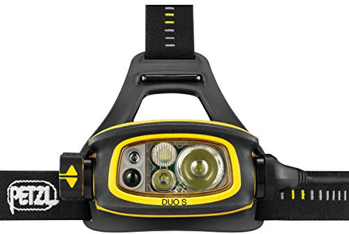PETZL, Duo S (Uk), Headlamp, Black/Yellow, One Size, Unisex-Adult