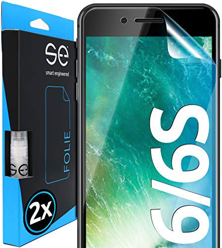 smart engineered 3D Pellicola protettiva per schermo per Apple iPhone 6 / 6s [2 pezzi Transparente, Case-friendly, Non Vetro Temperato ma Pellicola Protettiva TPU