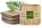 Signature Packaging - Disposable Palm Leaf Plates - Sturdy, Large Square Plates - 25cm, 25 Pack