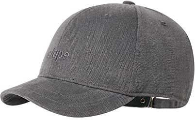 CLAPE Cap Kurzer Schirm Herren Baumwolle Short Brim Basecap Verstellbar Sport Cappy Unstructured Plain Trucker Hat Cycling Cap for Summer Winter