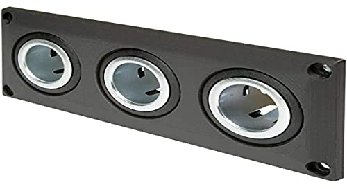 ProCar Einbausteckdose mit 3 Powersteckdosen Belastbarkeit Strom max.=20A 12 V, 24V