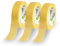 V1 TRADE Kreppband 25 mm x 50 m - 3 Stück - Universal Malerkrepp Hilfreich beim Malen - Leicht Abnehmbar Abklebeband - Malerband Wasserdicht - Klebeband Gelb