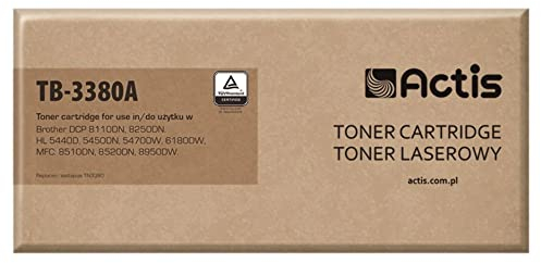 Actis TÃ“NER TB-3380A (REEMPLAZO DE Brother TN-3380 - ESTÁNDAR - 8.000 PÁGINAS - Negro)