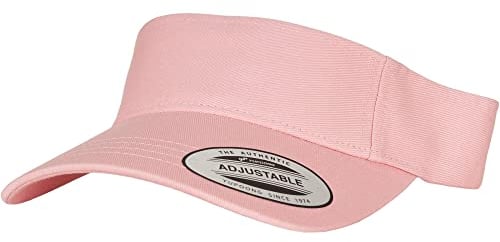 Flexfit Unisex Curved Visor Cap Baseballkappe, Light pink, one Size