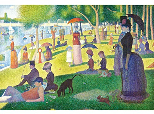 RoseArt - Kodak Premium Masters - Ein Sonntagnachmittag auf der Insel La Grand Jatte von Georges Seurat - 2000 Teile Puzzle für Erwachsene