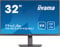 Iiyama XUB3294QSU-B1 32 Business Moniteur QHD (2560x1440), VA, 75Hz, 4ms, 2H1DP, HDMI, Noir