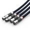 Tertullus Cable de audio XLR de gama alta, conector XLR de 1 m, chapado en plata, OFC xlr, cable estéreo para CD, amplificador de potencia, altavoces de monitor, amplificadores de auriculares